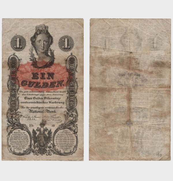 1858 - 1 Gulden