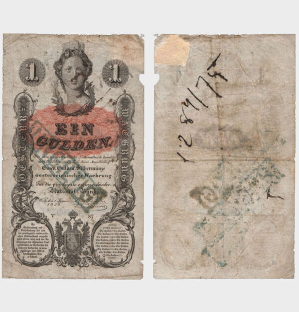 1858 - 1 Gulden