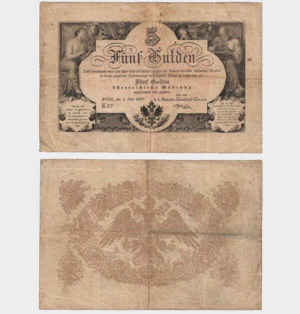 1866 - 5 Gulden