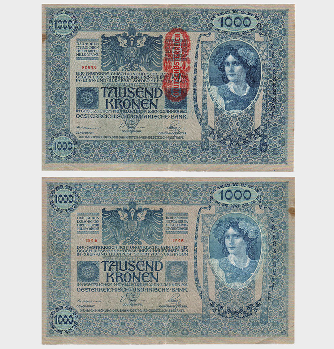 #ED1656 - Austria - 1 1902 (1919) - 1000 Kronen - Image 1