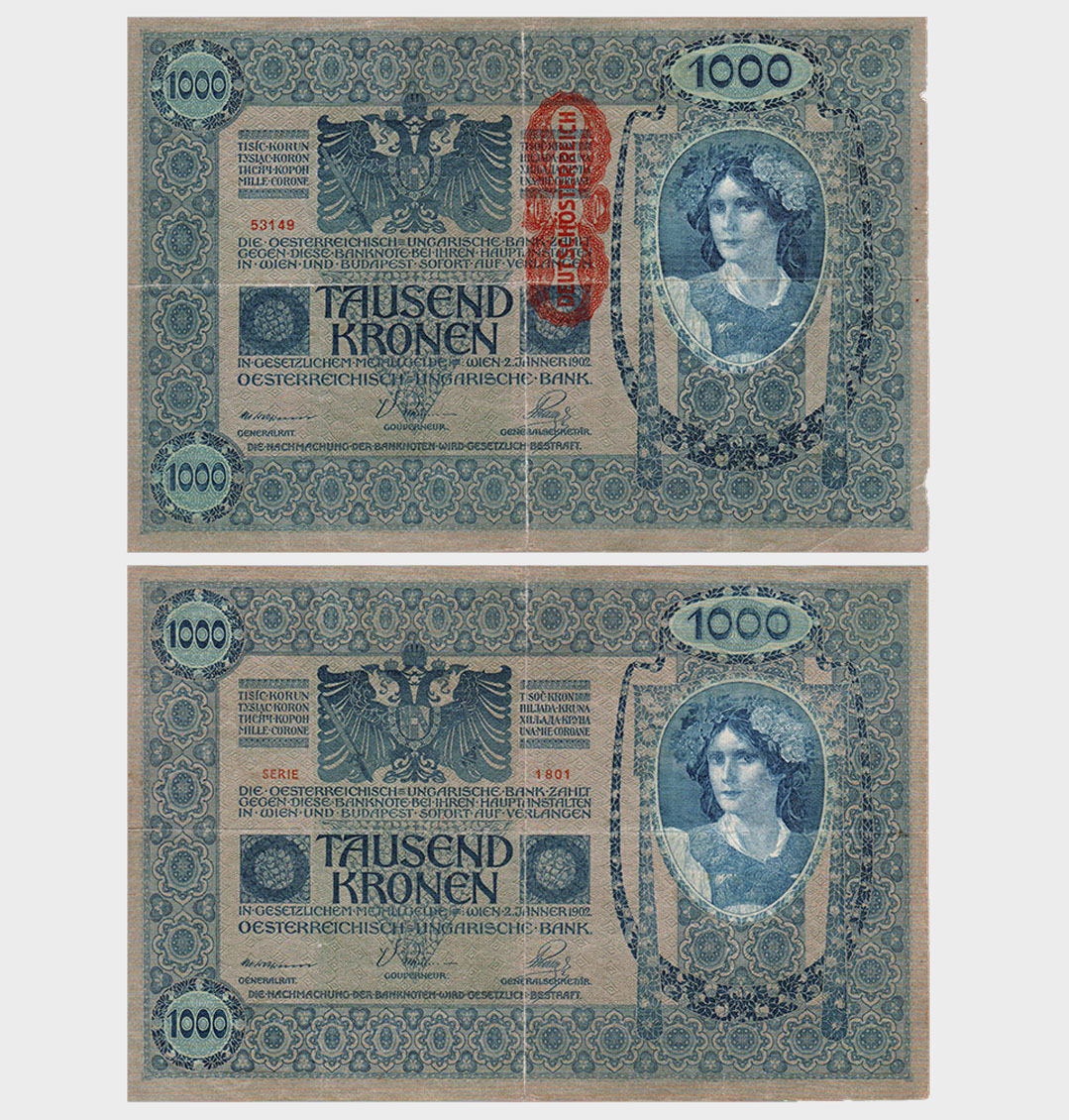#ED1658 - Austria - 1 1902 (1919) - 1000 Kronen - Image 1