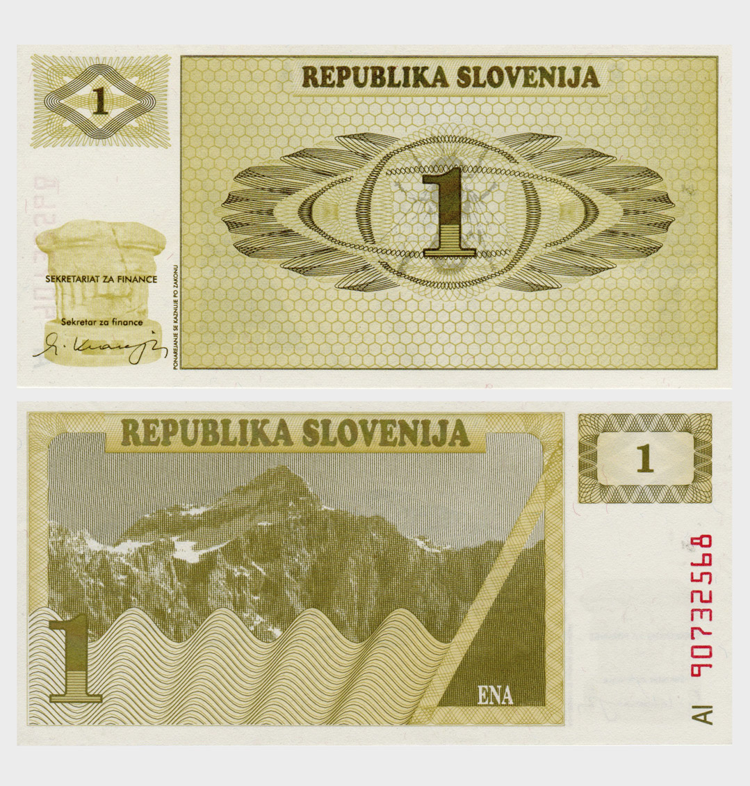 #ED864 - Slovenia 1990 - 1 Tolar - Image 1