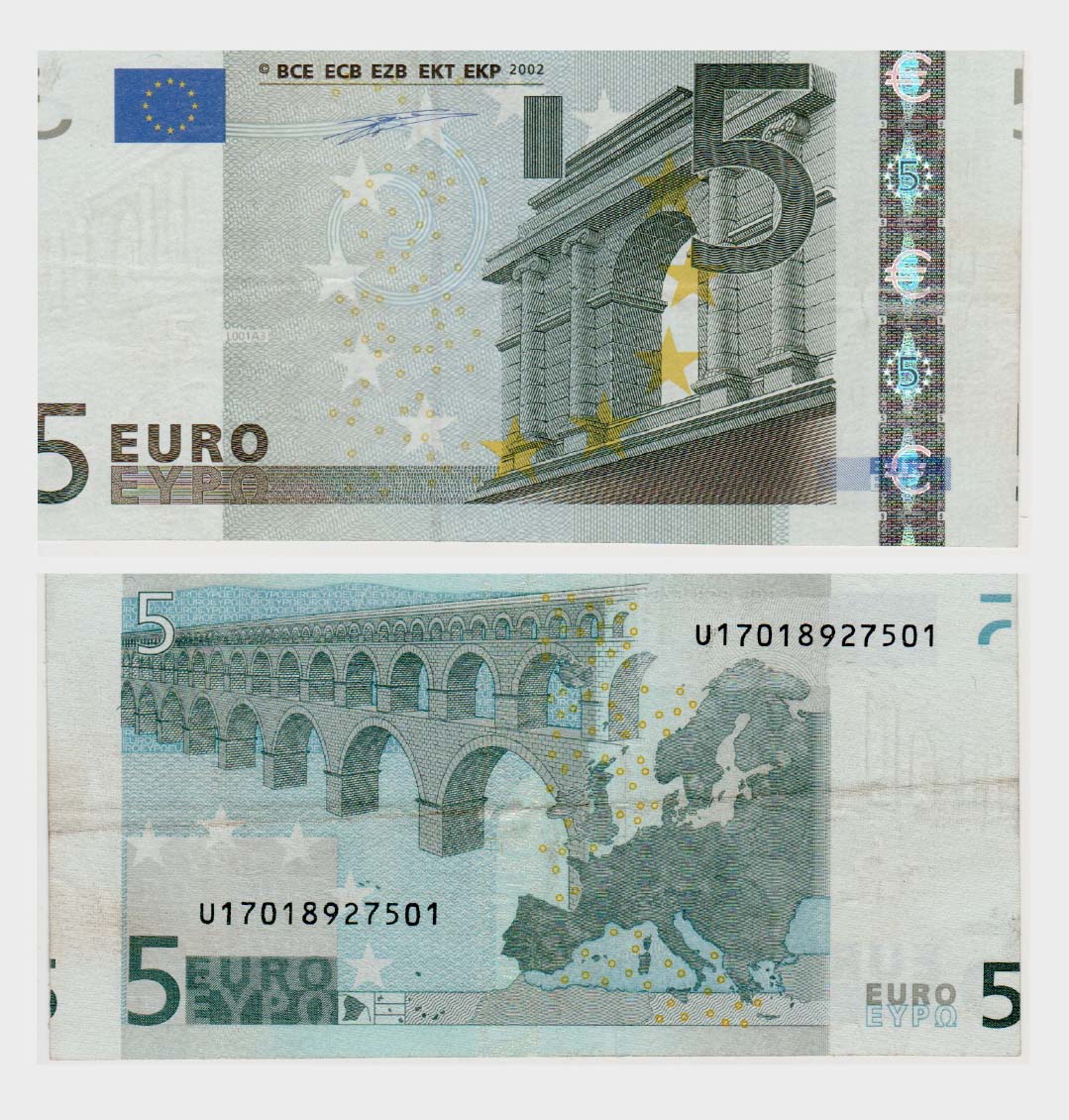 #ED1046 - Euro 2002 - 5 Euro - ERROR - Image 1