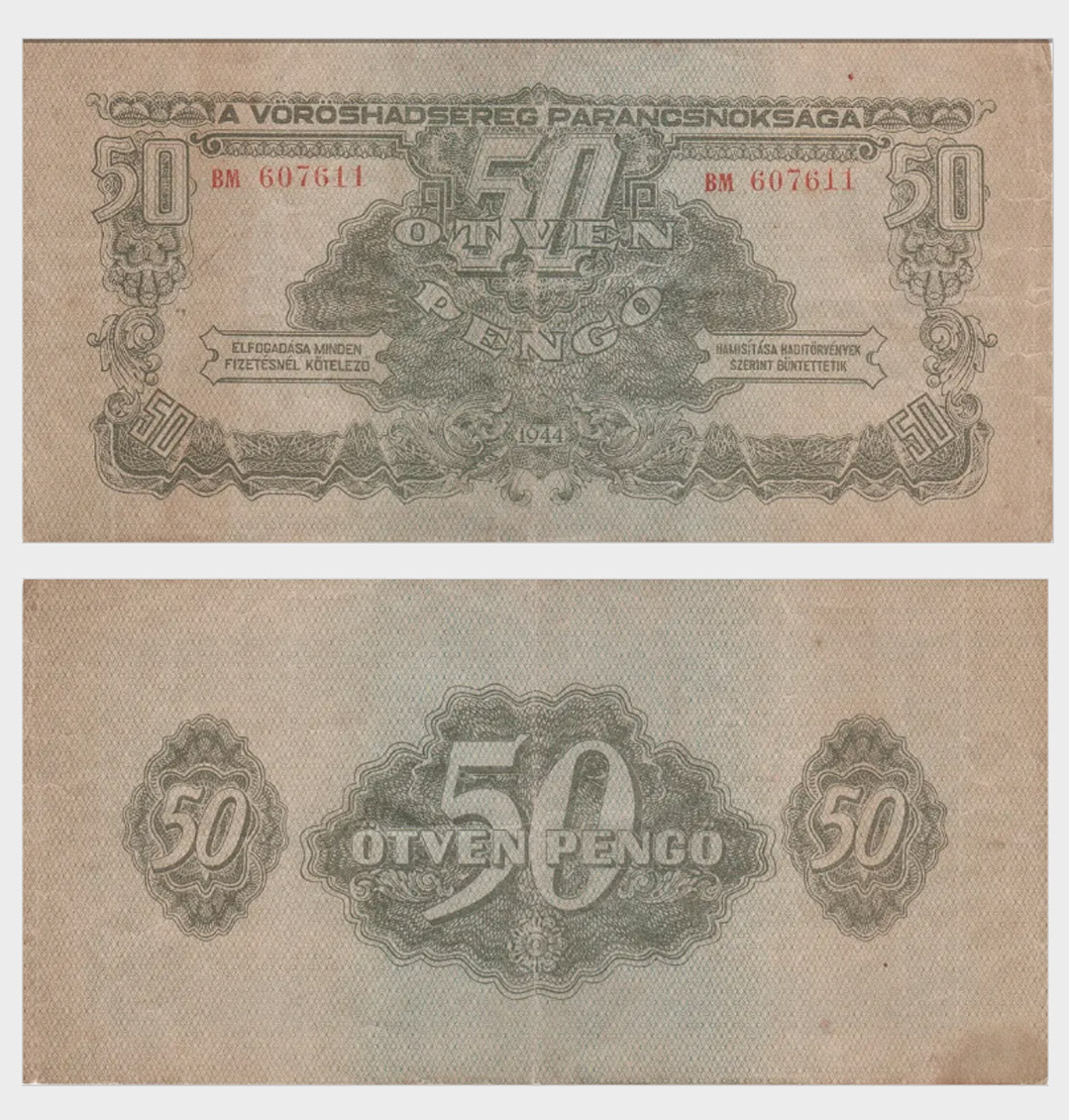 #ED308 - Hungary 1944 - 50 Pengö - Image 1