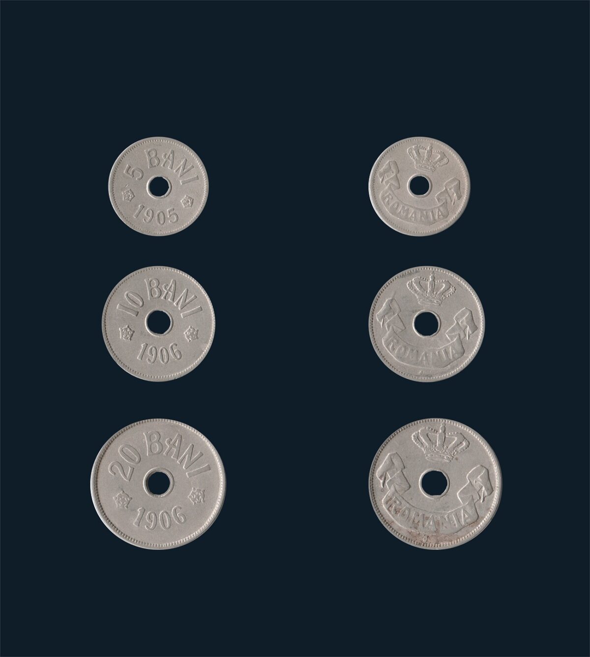 Romania - 1905-1906 - 5-10-20 Bani - Image 1