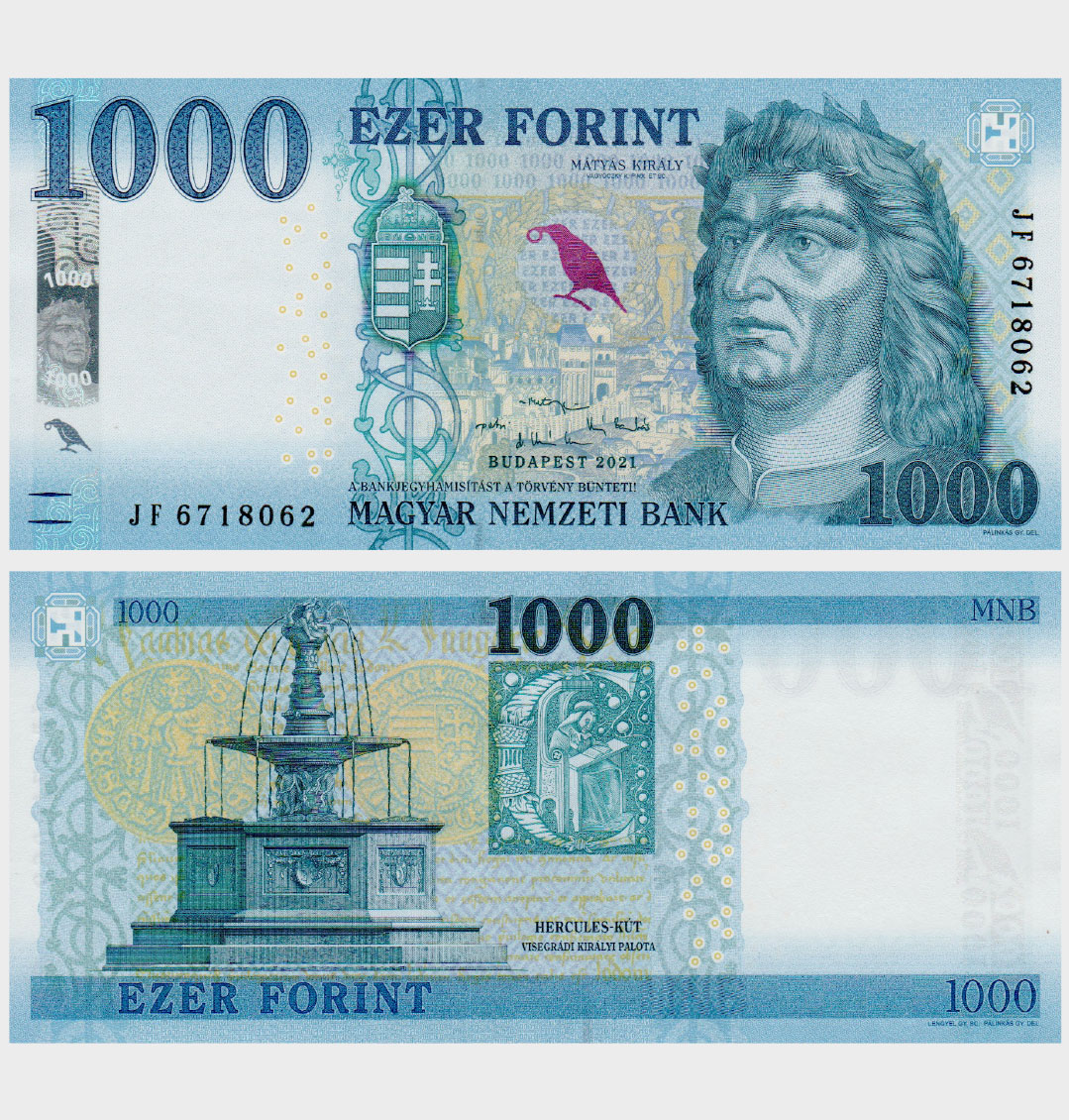 #ED754 - Hungary 2021 - 1000 Forint - Image 1