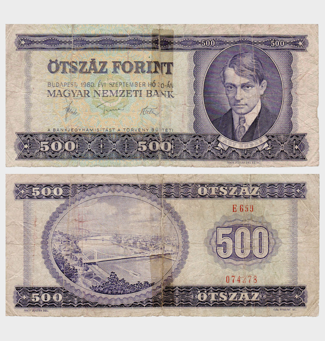 #ED799 - Hungary 1980 - 500 Forint - Image 1