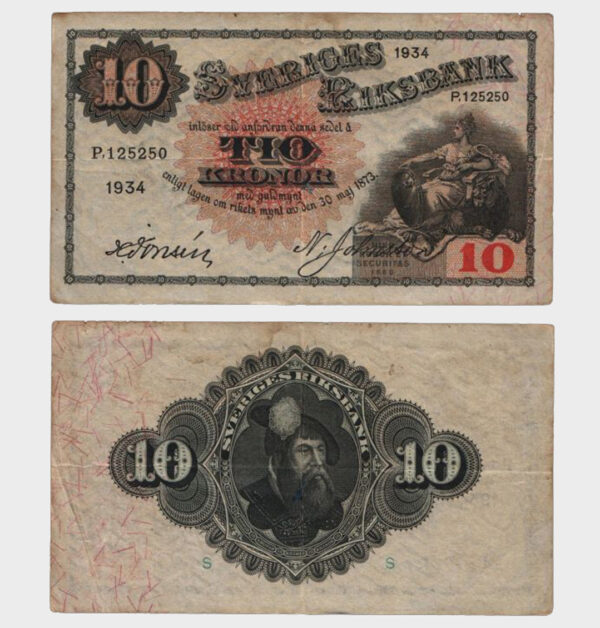 1934 - 10 Kronor