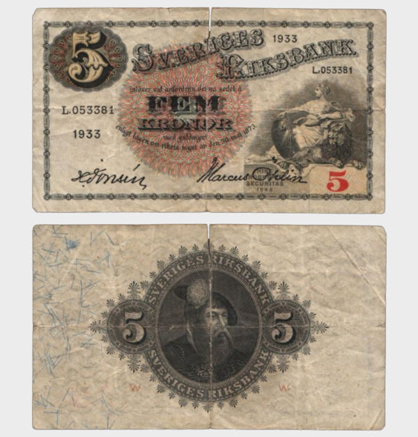 1933 - 5 Kronor