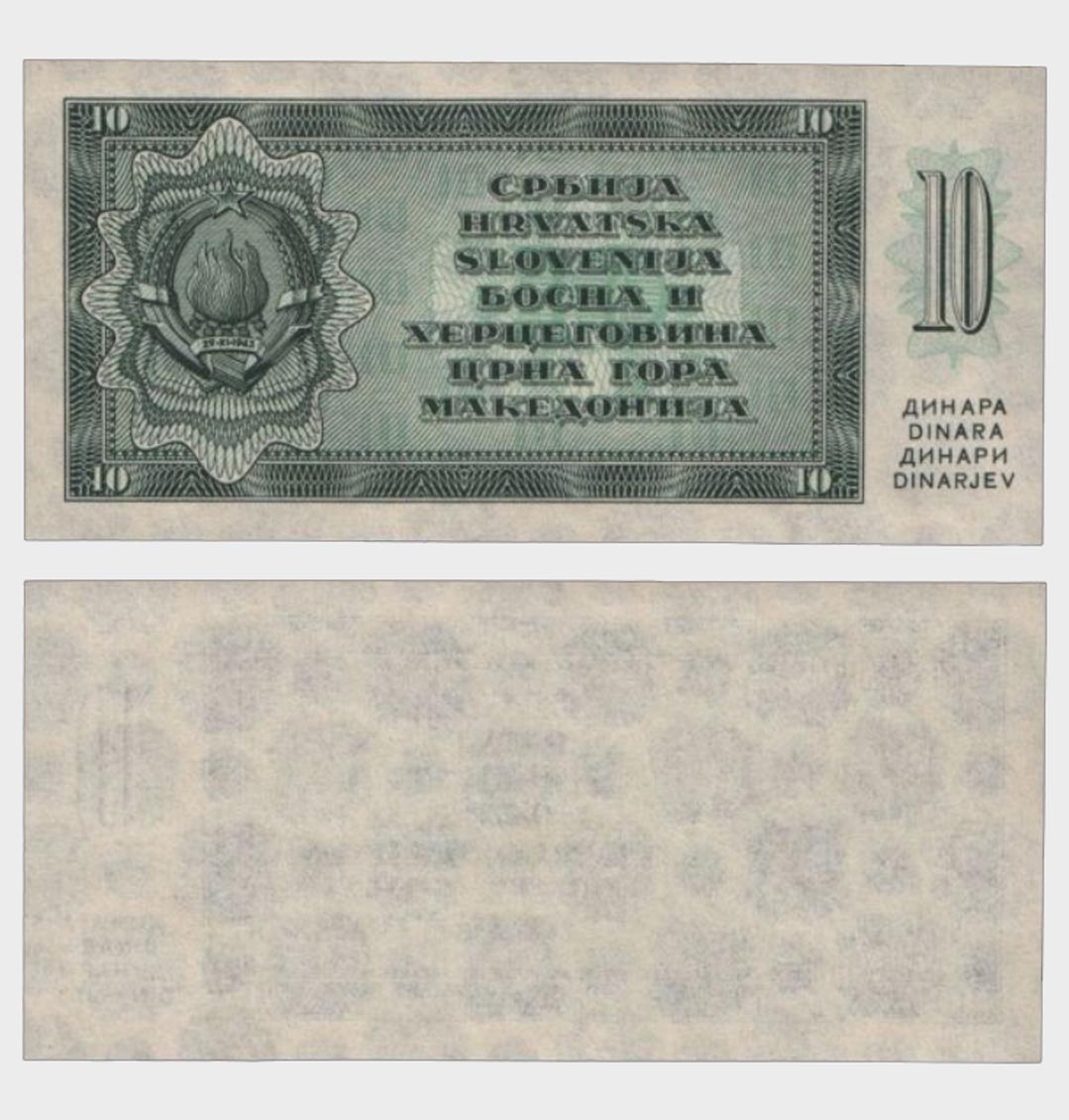 #CO1953 - Yugoslavia 1950 - 10 Dinara - TRIAL - Image 1