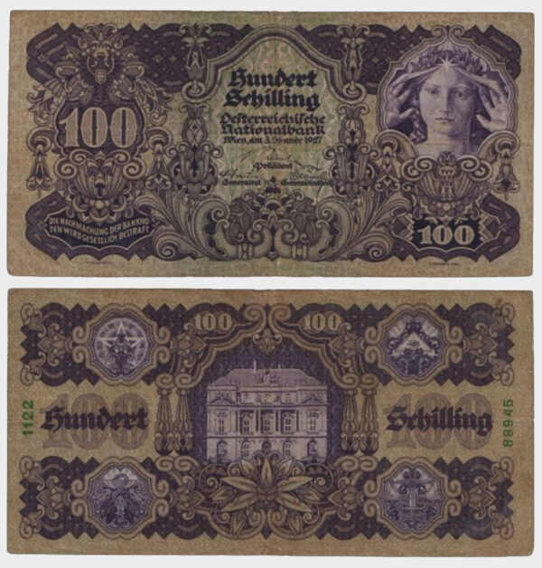 1927 - 100 Schilling