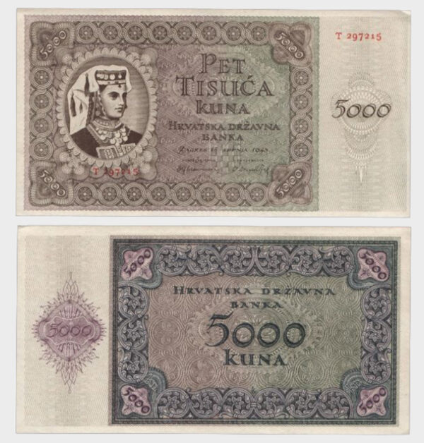 1943 - 5000 Kuna