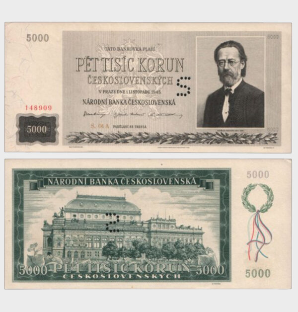 1945 - 5000 Korun - "S"