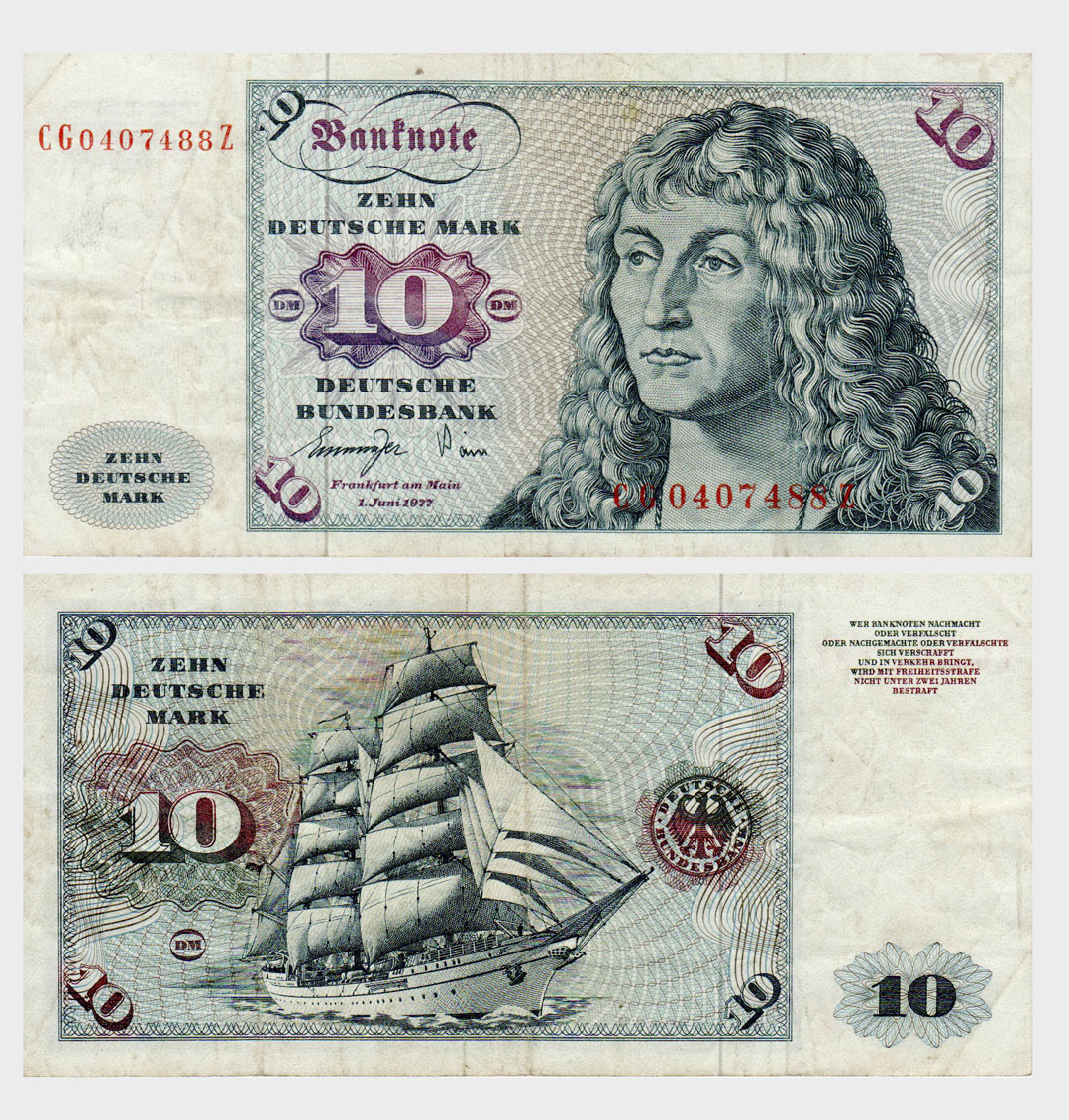 #ED36 - Germany 1977 - 10 Mark - Image 1