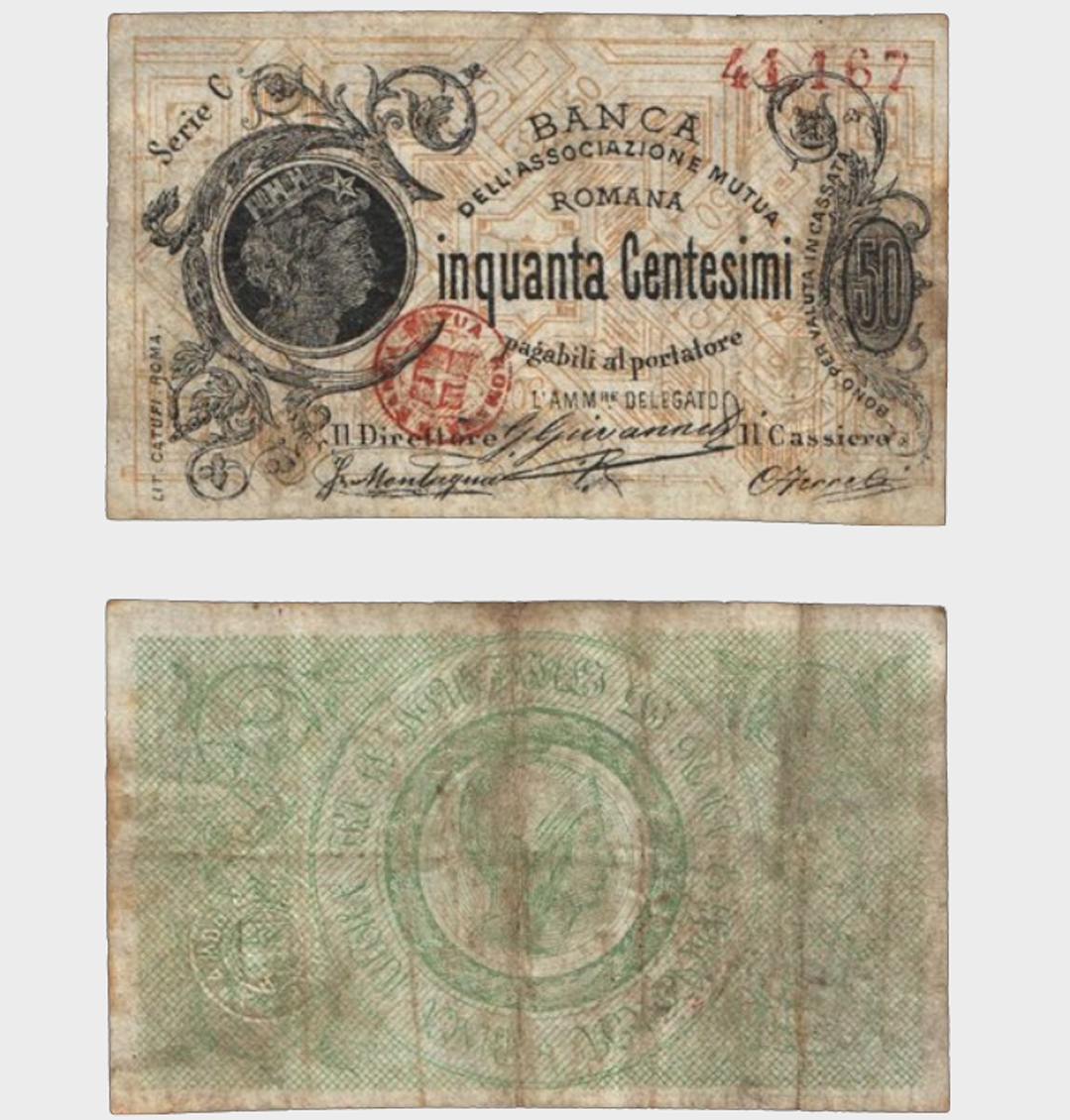 #CO1176 - Italy 1873 - 50 Centesimi - Image 1