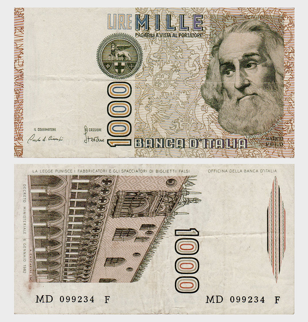 #ED1618 - Italy 1982 - 1000 Lire - Image 1
