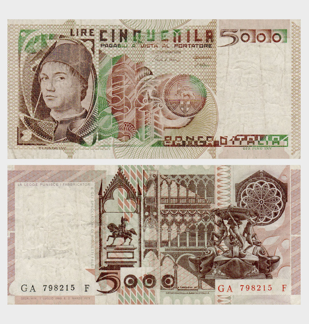 #ED1690 - Italy 1980 - 5000 Lire - Image 1