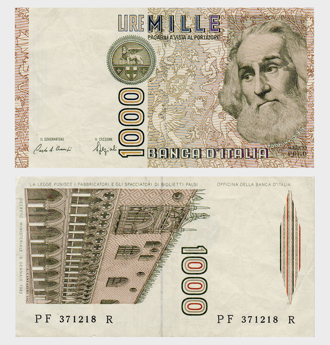 #ED1737 - Italy 1982 - 1000 Lire - Image 1