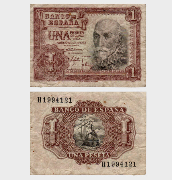 22.07.1953 - 1 Peseta