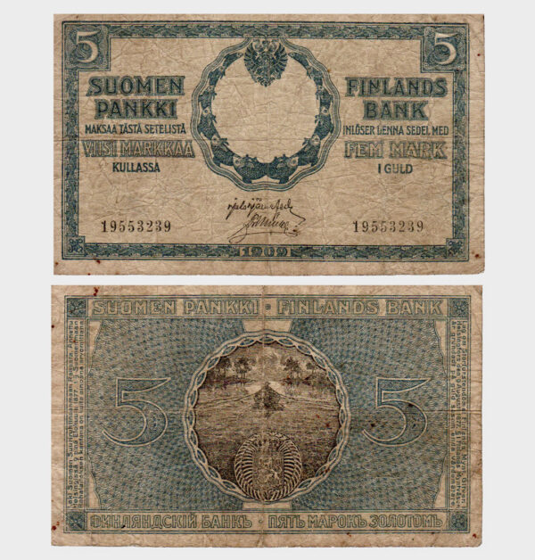 1909 - 5 Markkaa