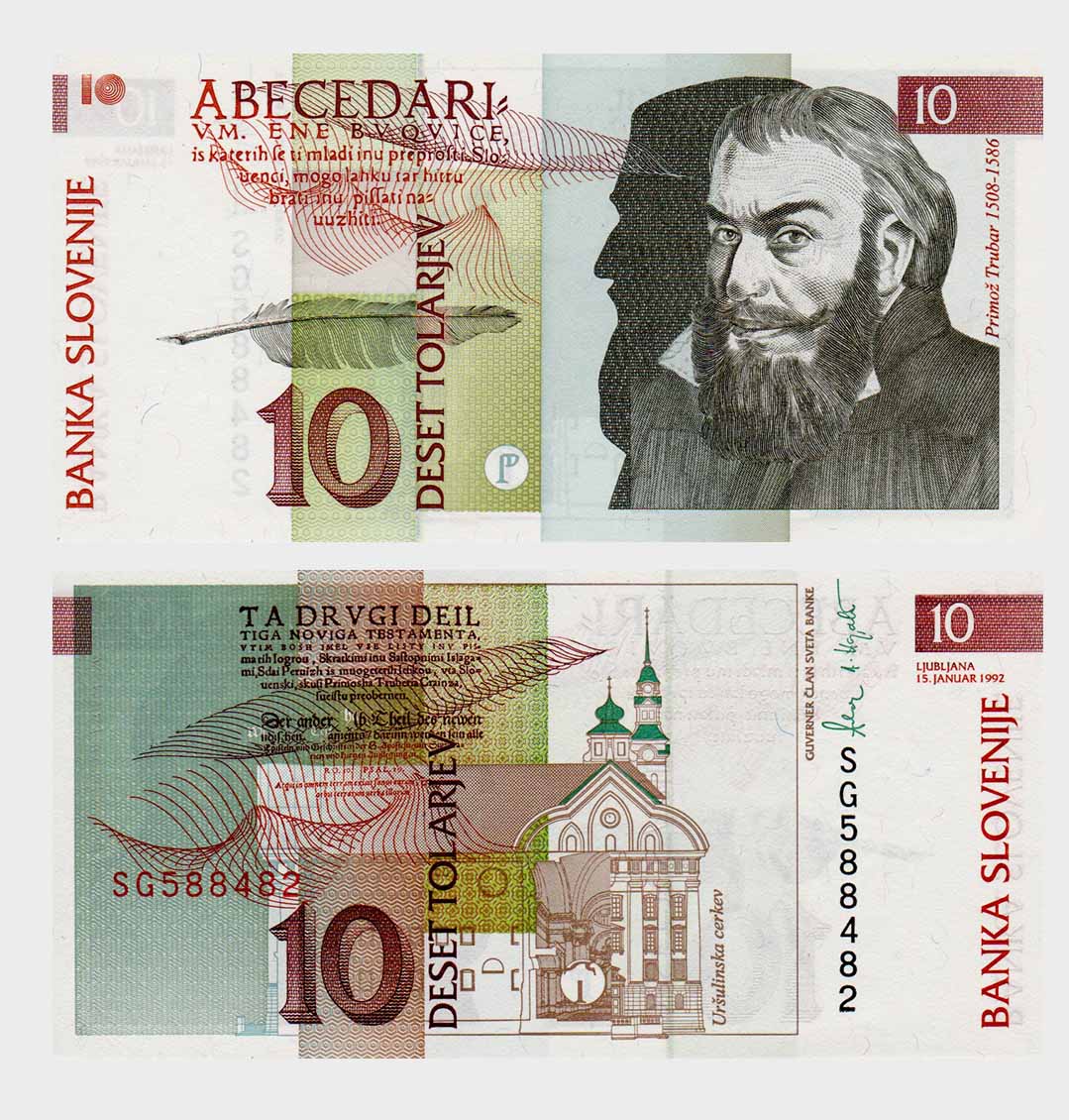 #ED1951 - Slovenia 1992 - 10 Tolarjev - Image 1