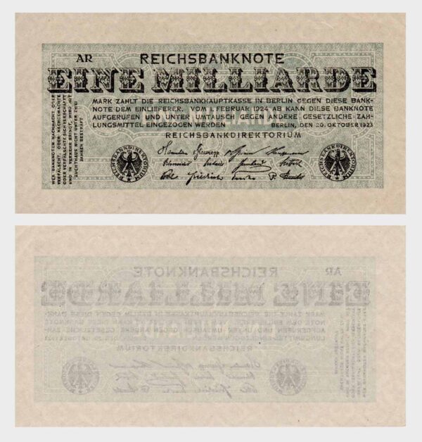 1923 - 1.000.000.000 Mark
