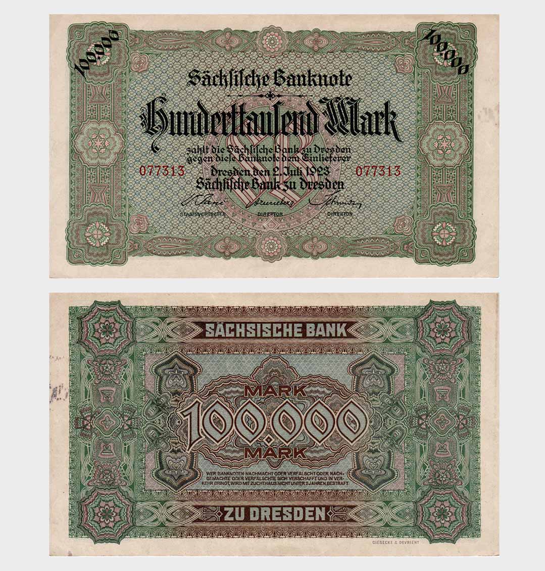 #ED1966 - Germany 1923 - 100.000 Mark - Image 1