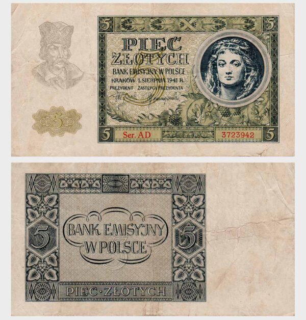 1940 - 5 Zlotych