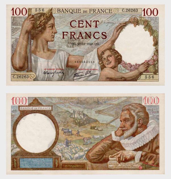 France - 20.11.1941 - 100 Francs