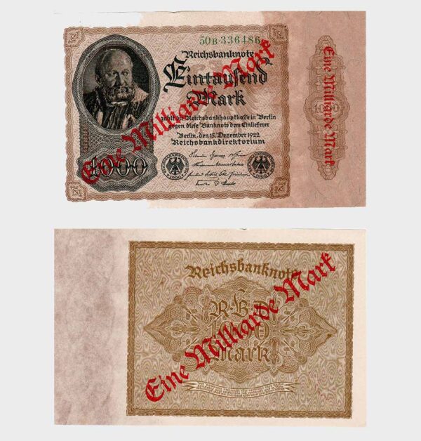 Germany - 15.12.1922 – 1.000.000.000 Mark