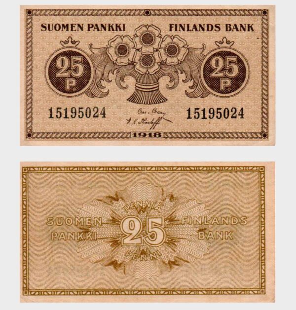Finland - 1918 - 25 Penni
