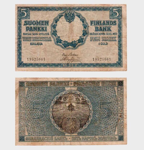 Finland - 1918 - 5 Markkaa