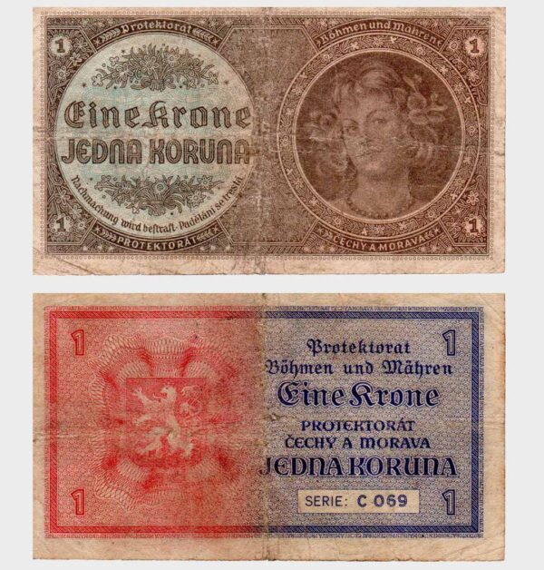 Bohemia and Moravia - 1940 - 1 Koruna