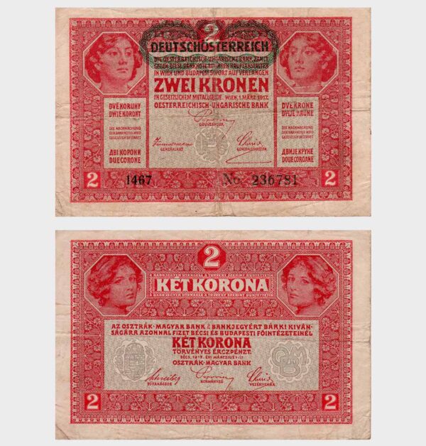 Austria - 01.03.1917 - 2 Kronen