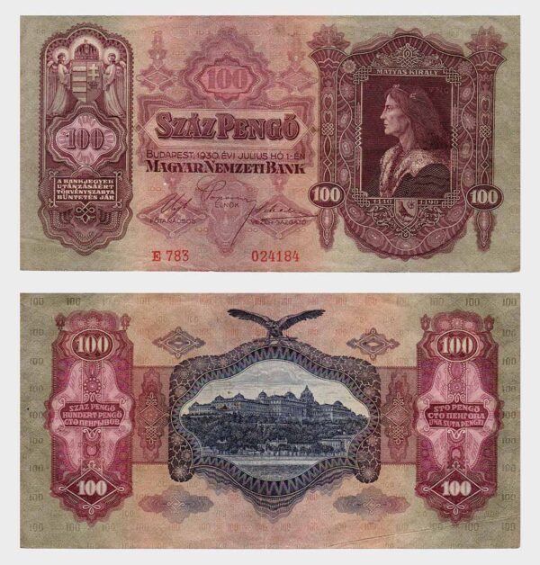 Hungary - 01.07.1930 – 100 Pengö