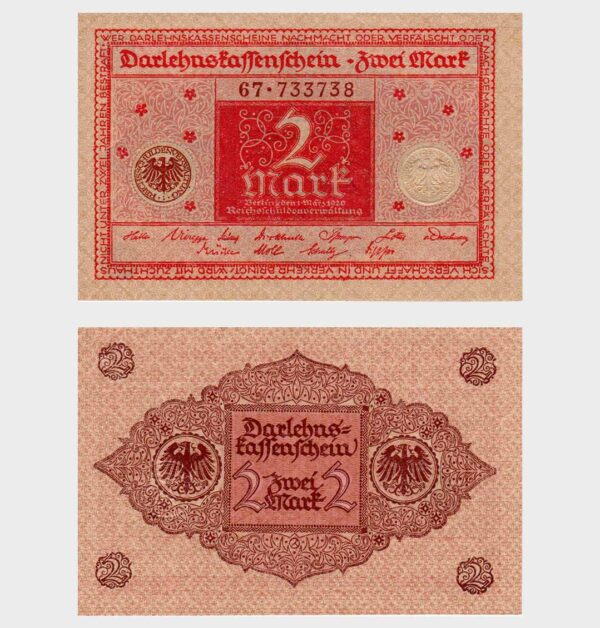 Germany - 01.03.1920 - 2 Mark