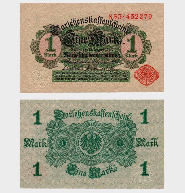 Germany - 12.08.1914 - 1 Mark