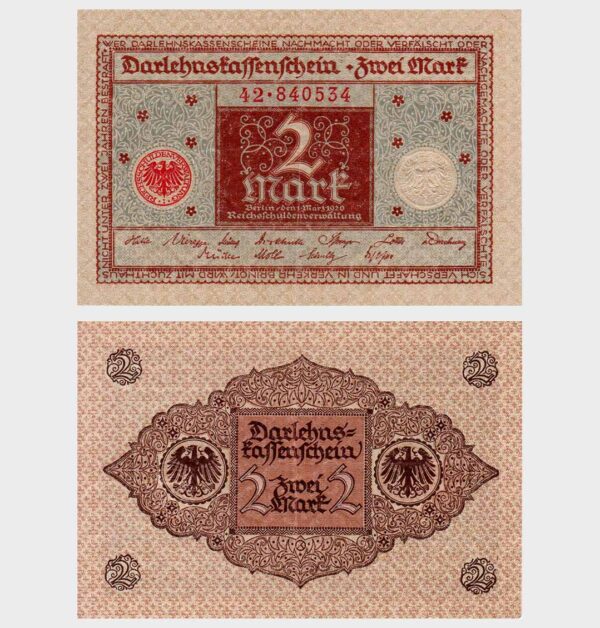 Germany - 01.03.1920 - 2 Mark