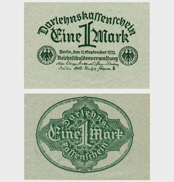 Germany - 15.09.1922 - 1 Mark