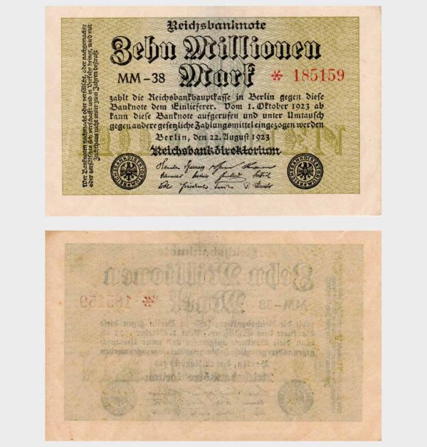 Germany - 22.08.1923 - 10.000.000 Mark
