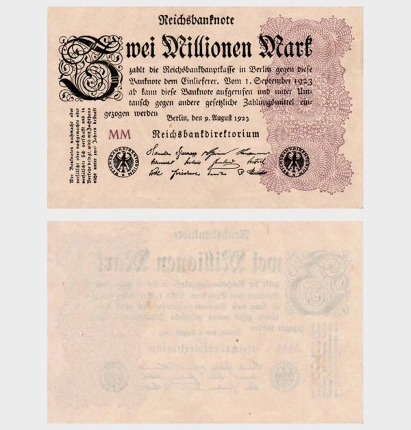 Germany - 09.08.1923 - 2.000.000 Mark