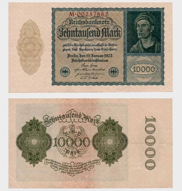 Germany - 19.01.1922 - 10.000 Mark