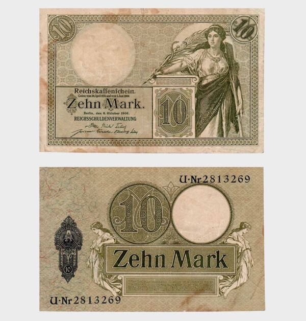 Germany - 06.10.1906 - 10 Mark