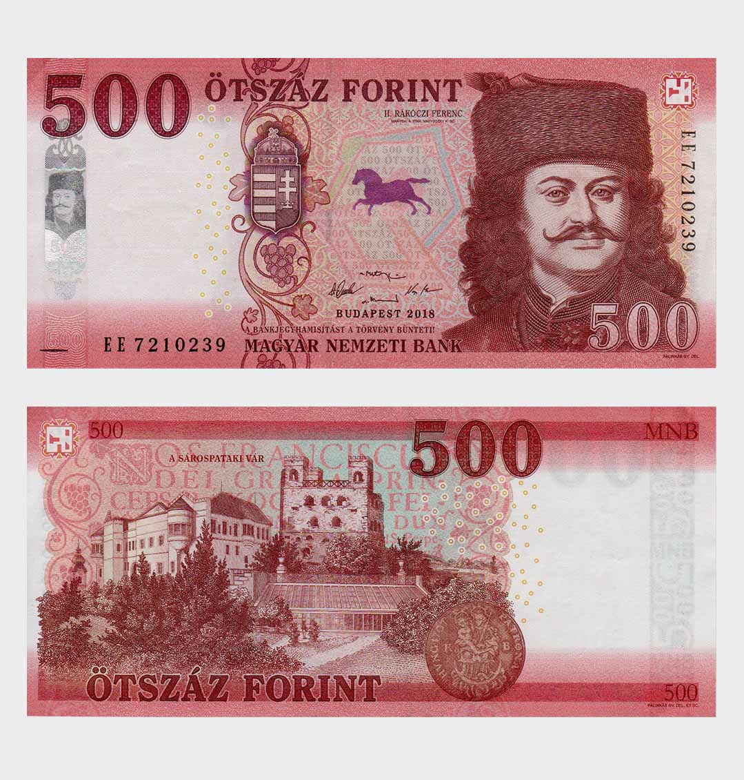 #ED2228 - Hungary 2018 - 500 Forint - Image 1