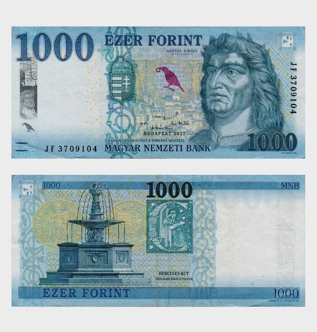 #ED2230 - Hungary 2021 - 1000 Forint - Image 1
