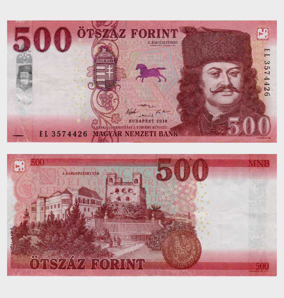 #ED2248 - Hungary 2018 - 500 Forint - Image 1