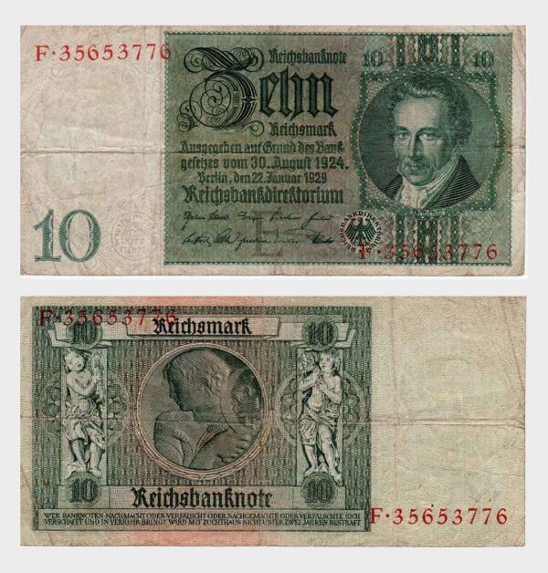 1929 - 10 Reichsmark
