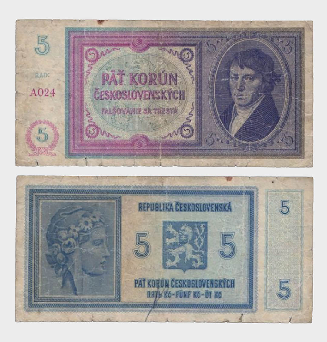 #CO2336 - Czechoslovakia 1938 - 5 Korun - Image 1