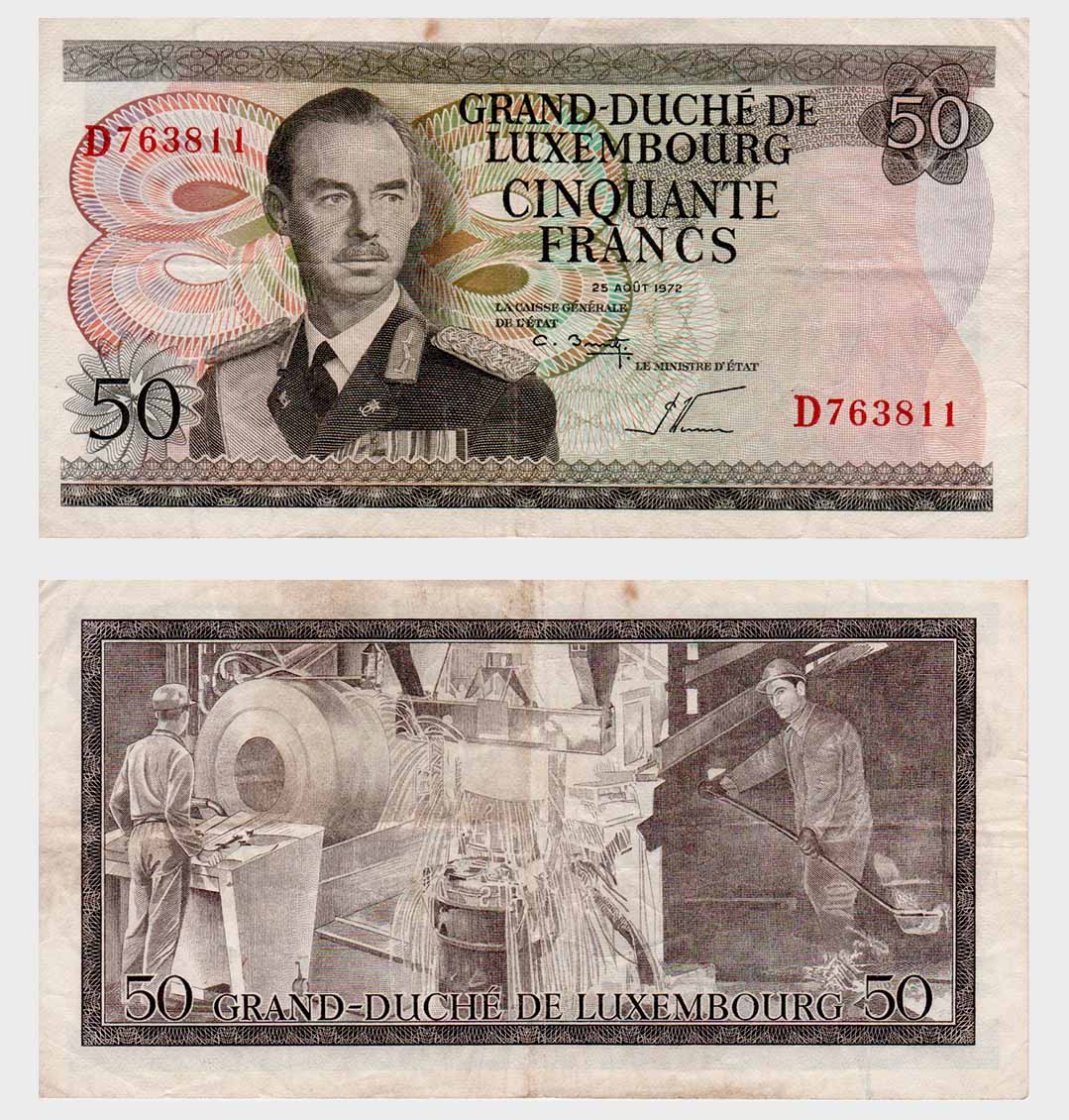 #ED2547 - Luxembourg 1972 - 50 Francs - Image 1