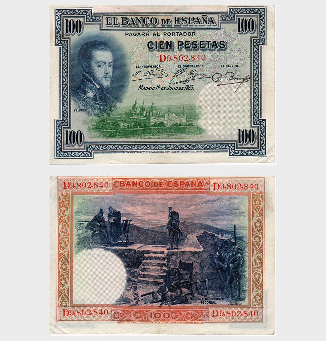 #ED2586 - Spain 01.07.1925 - 100 Pesetas - Image 1
